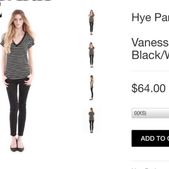 HYE PARK AND LUNE “VANESSA” SHORT SLEEVE TEE - Picture 3 of 4